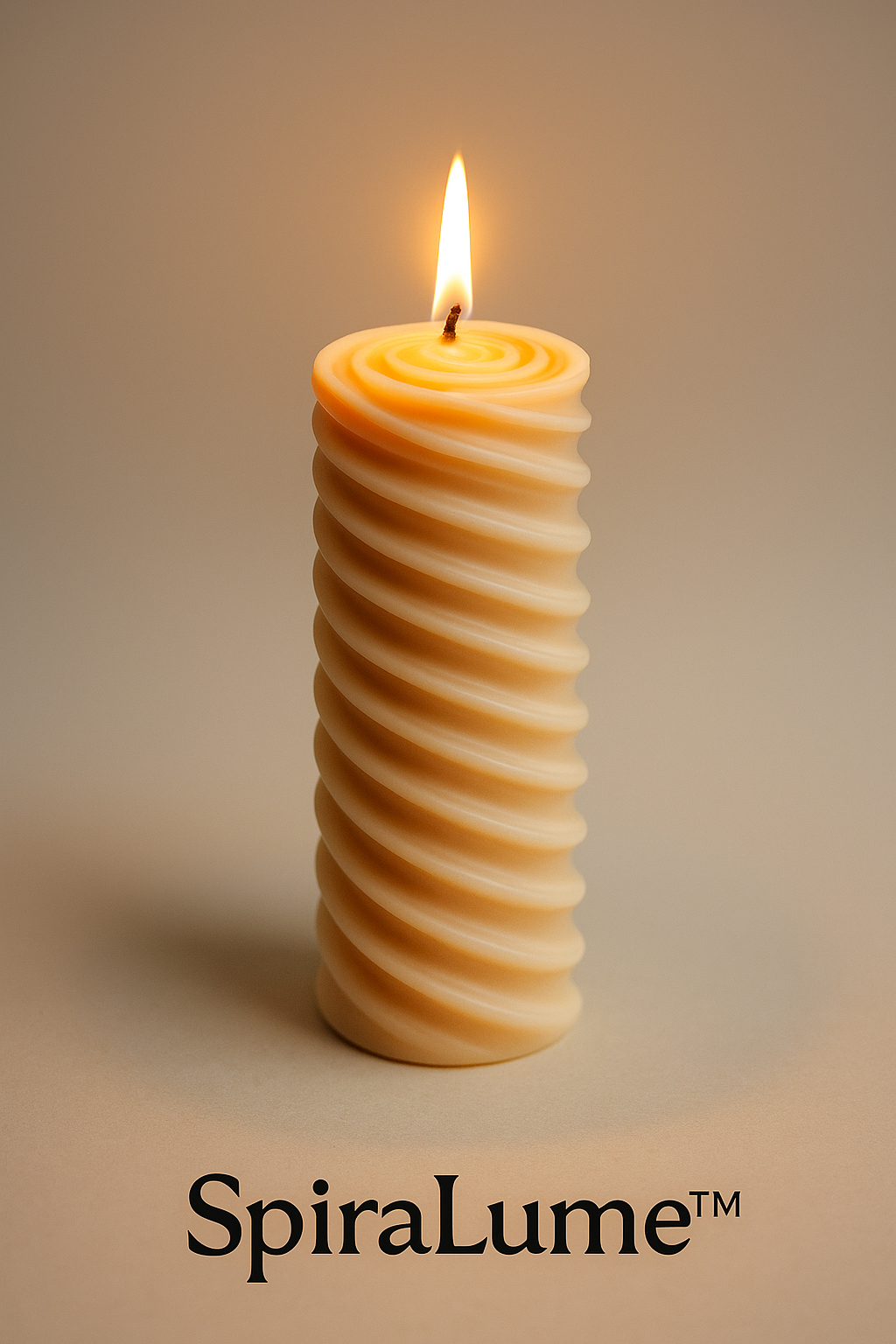 SpiraLume™ – Chandelle Spiralée Rotative