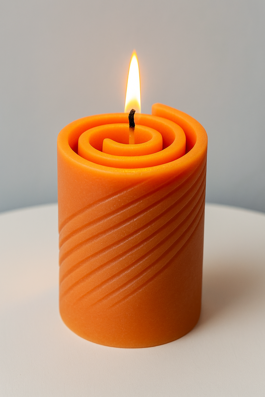 SpiraLume™ – Chandelle Spiralée Rotative